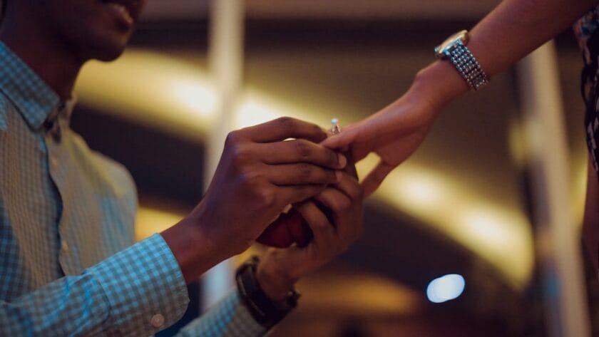 Romantic proposal